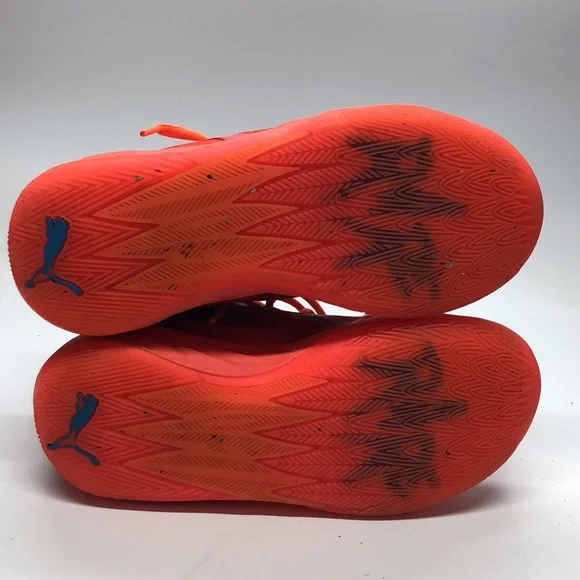 Mens PUMA MB.02 Supernova 376442-01 Orange/Blue USED Without Box Sz 6 - Picture 10 of 12